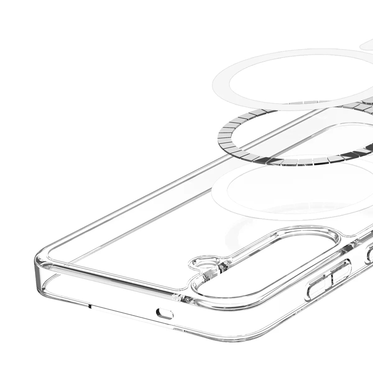 Araree Samsung S25 Duple Magsafe Case - Clear - Tashqila Araree Samsung S25 Duple Magsafe Case - Clear - Tashqila